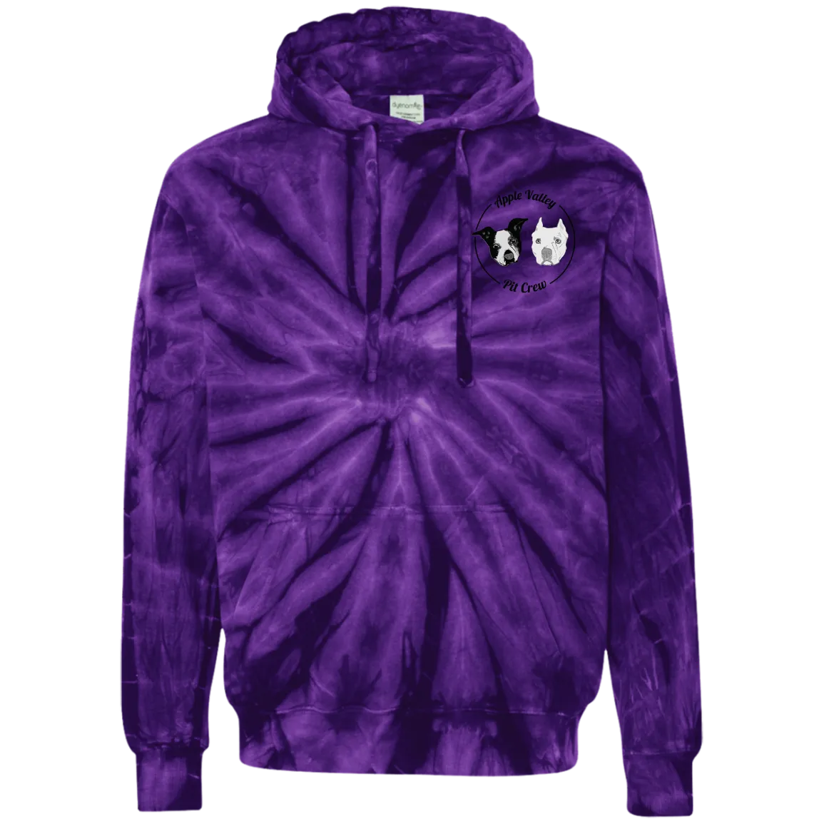 AVPC Logo Tie-Dyed Pullover Hoodie