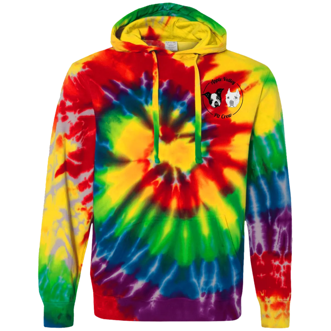 AVPC Logo Tie-Dyed Pullover Hoodie