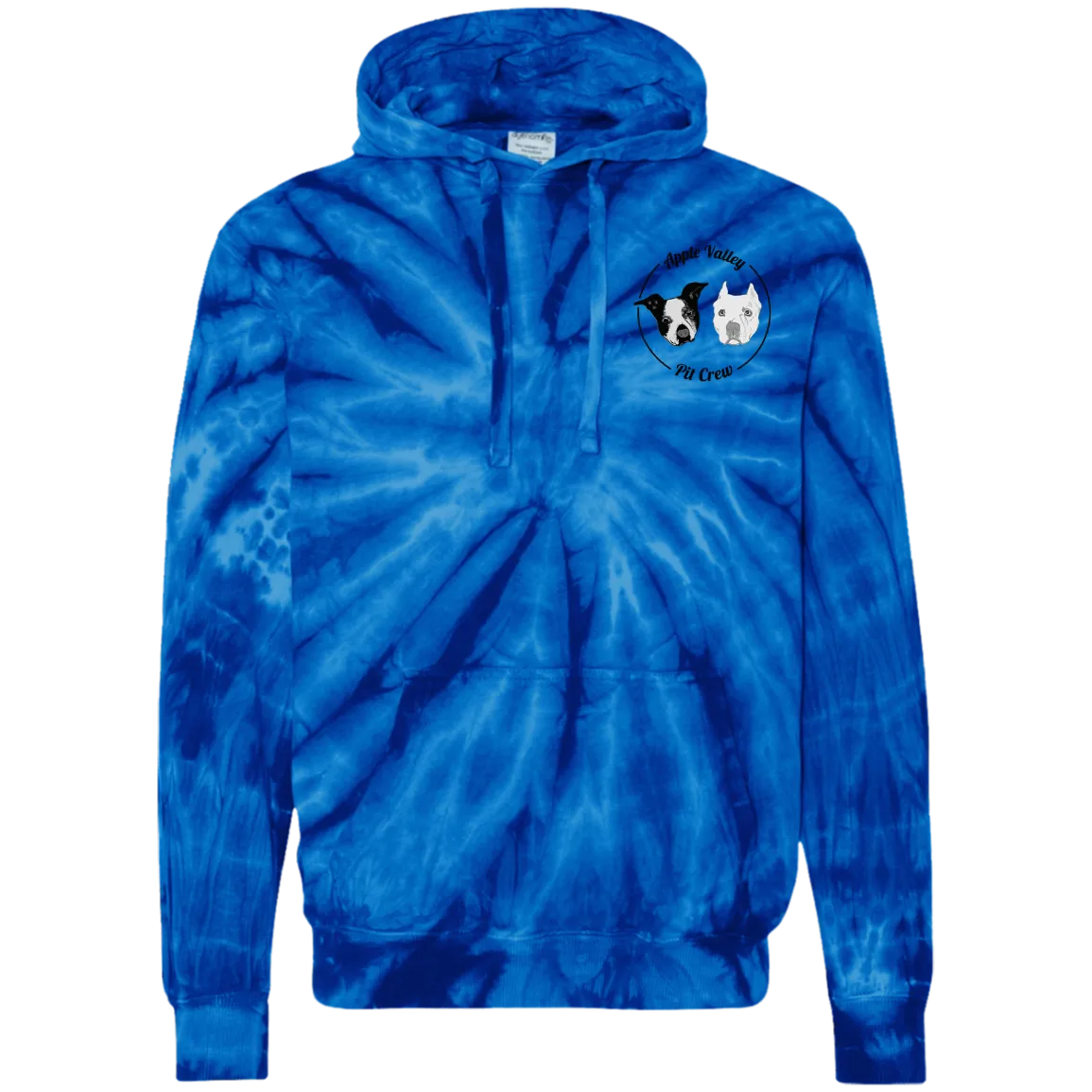 AVPC Logo Tie-Dyed Pullover Hoodie