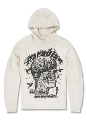Big Men's Cranial Paradise Pullover Hoodie (Bone)