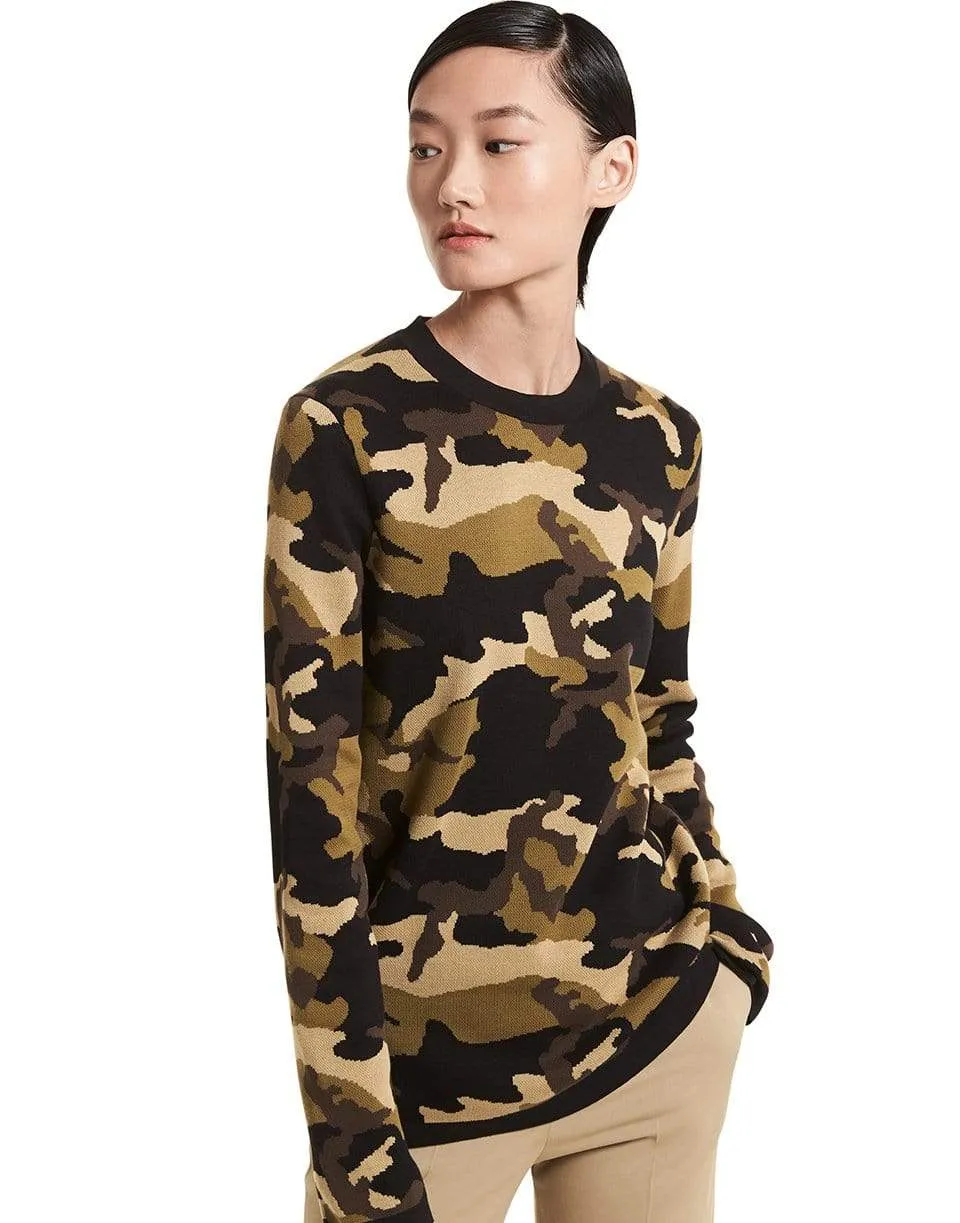 Camo Pullover Top
