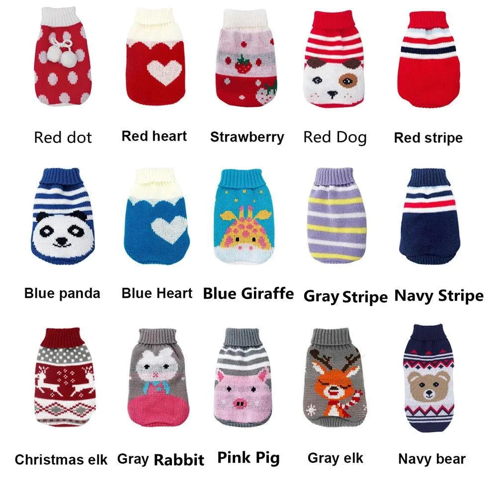 Christmas Pullover Winter Pet Sweater
