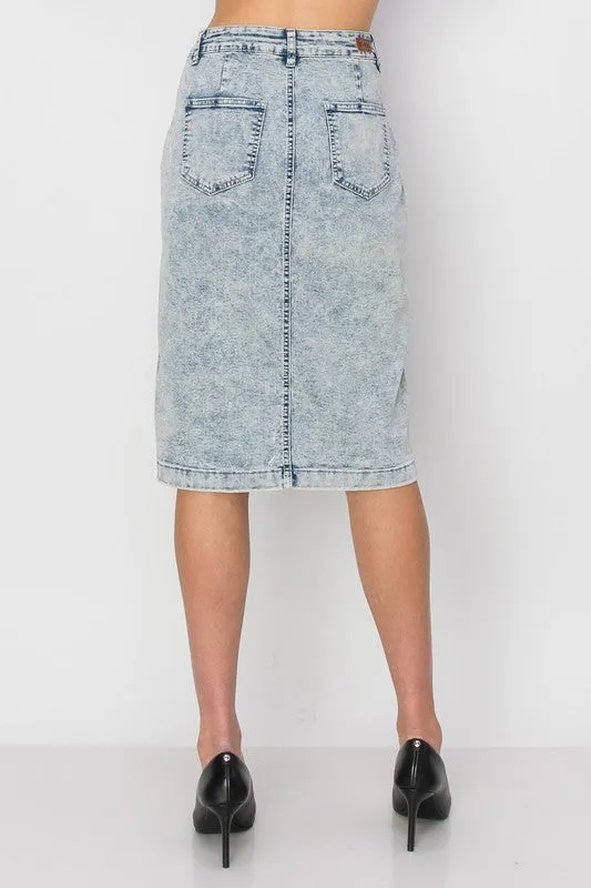 Claire Stone Denim Skirt
