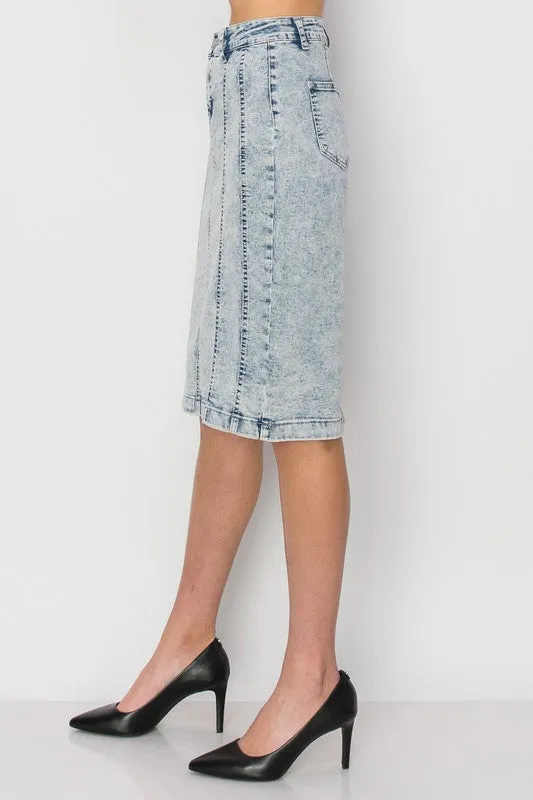 Claire Stone Denim Skirt