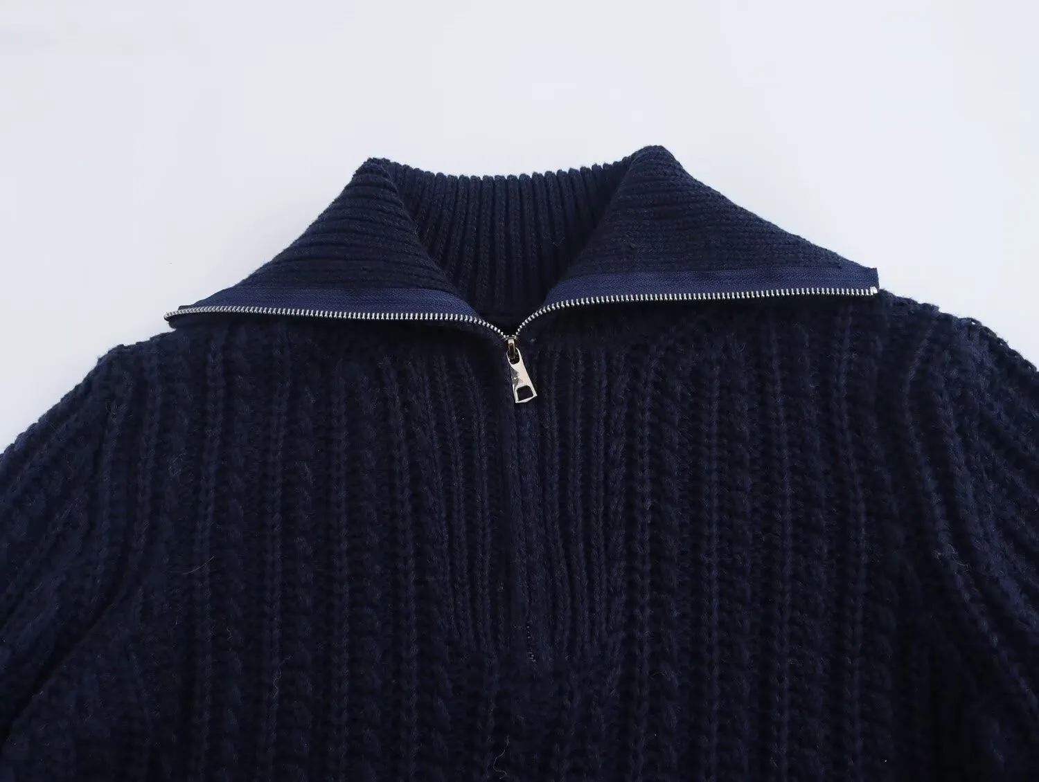 Clara Knit Zip Pullover