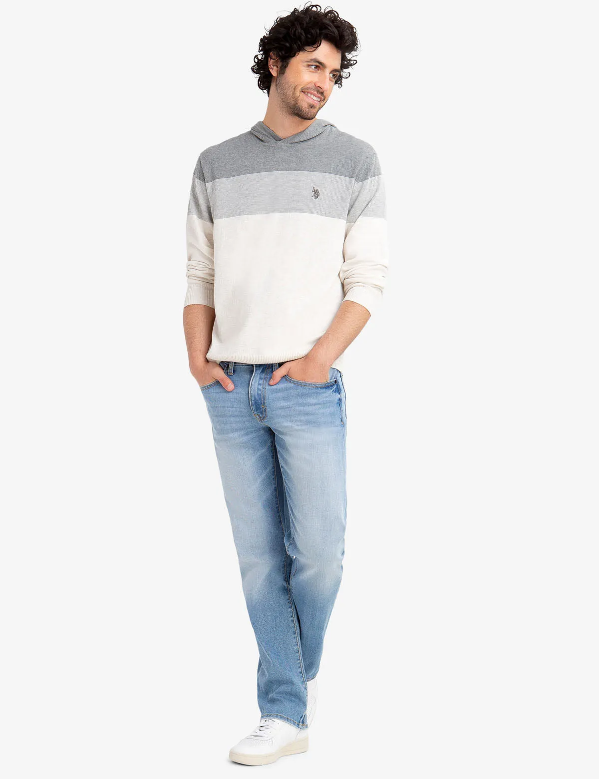 COLORBLOCK PULLOVER HOODIE