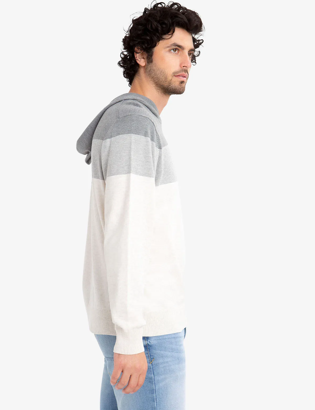 COLORBLOCK PULLOVER HOODIE