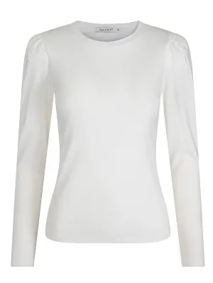 Detailed pullover Creme