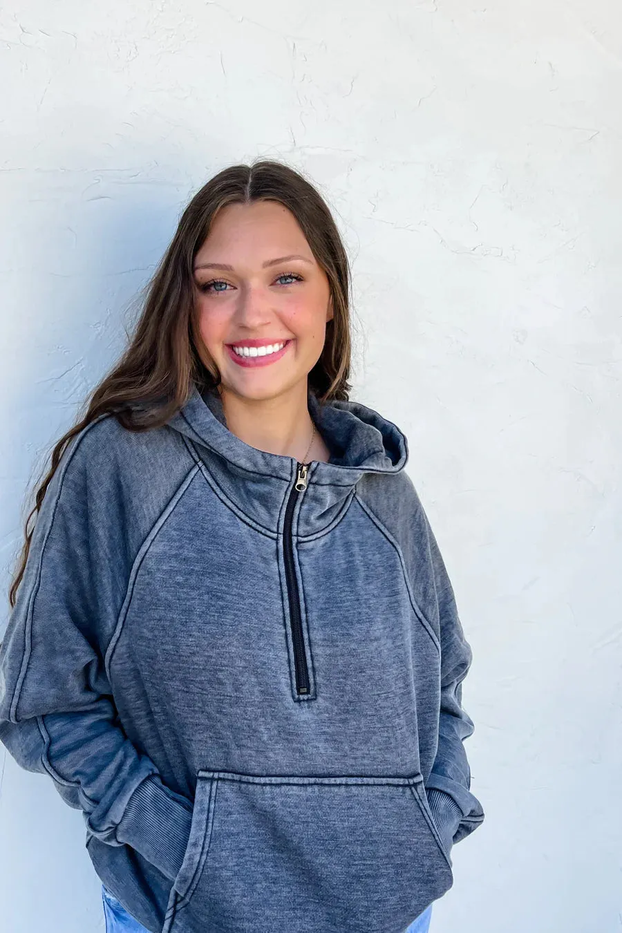 Easy Does It Pullover (Black)
