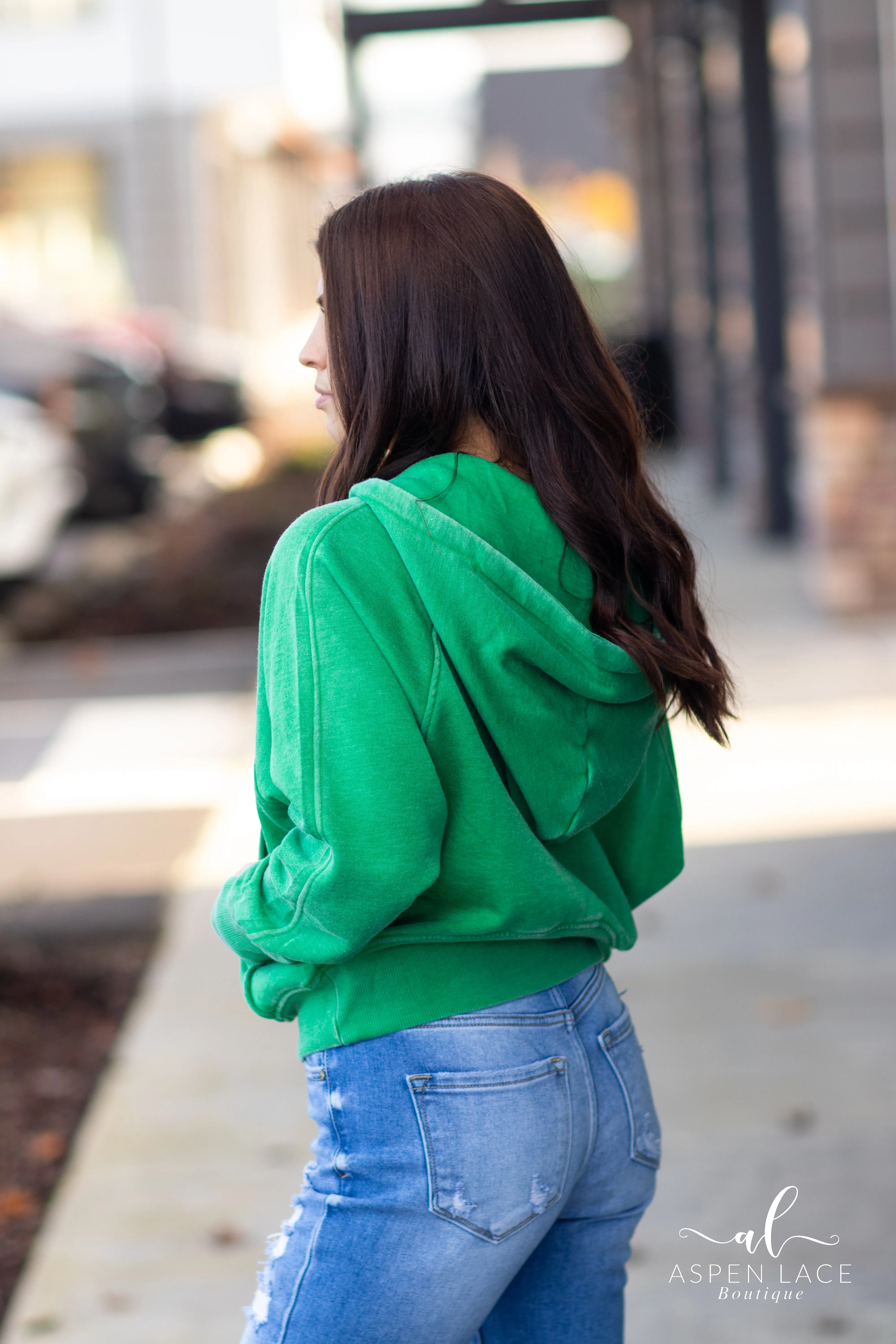 Easy Does It Pullover (Green)