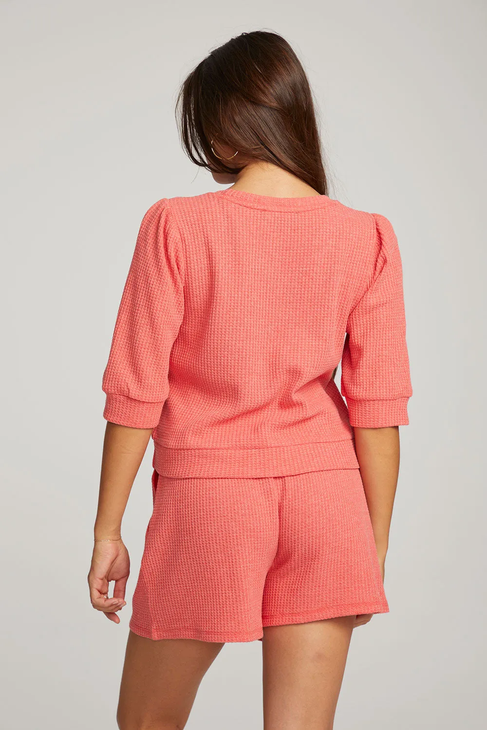 Elyse Flame Red Pullover