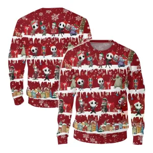 Graphic Winter Christmas Sweater JulesRoche All-Over-Print