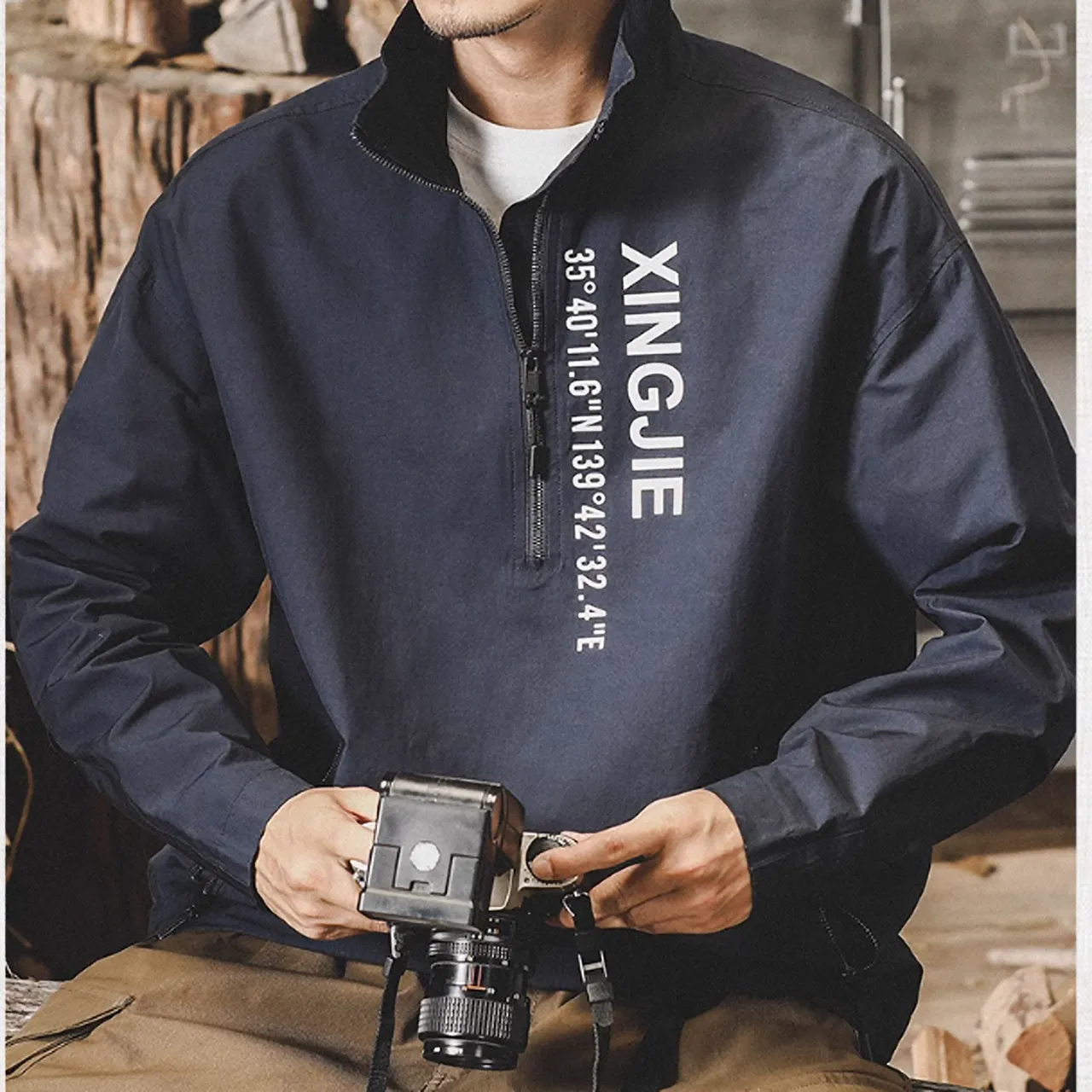 Half Zip Outdoor pullover P0304