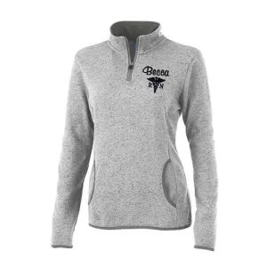 Ladies Quarter Zip Pullover For Nurse, Doctor, Medical Professional