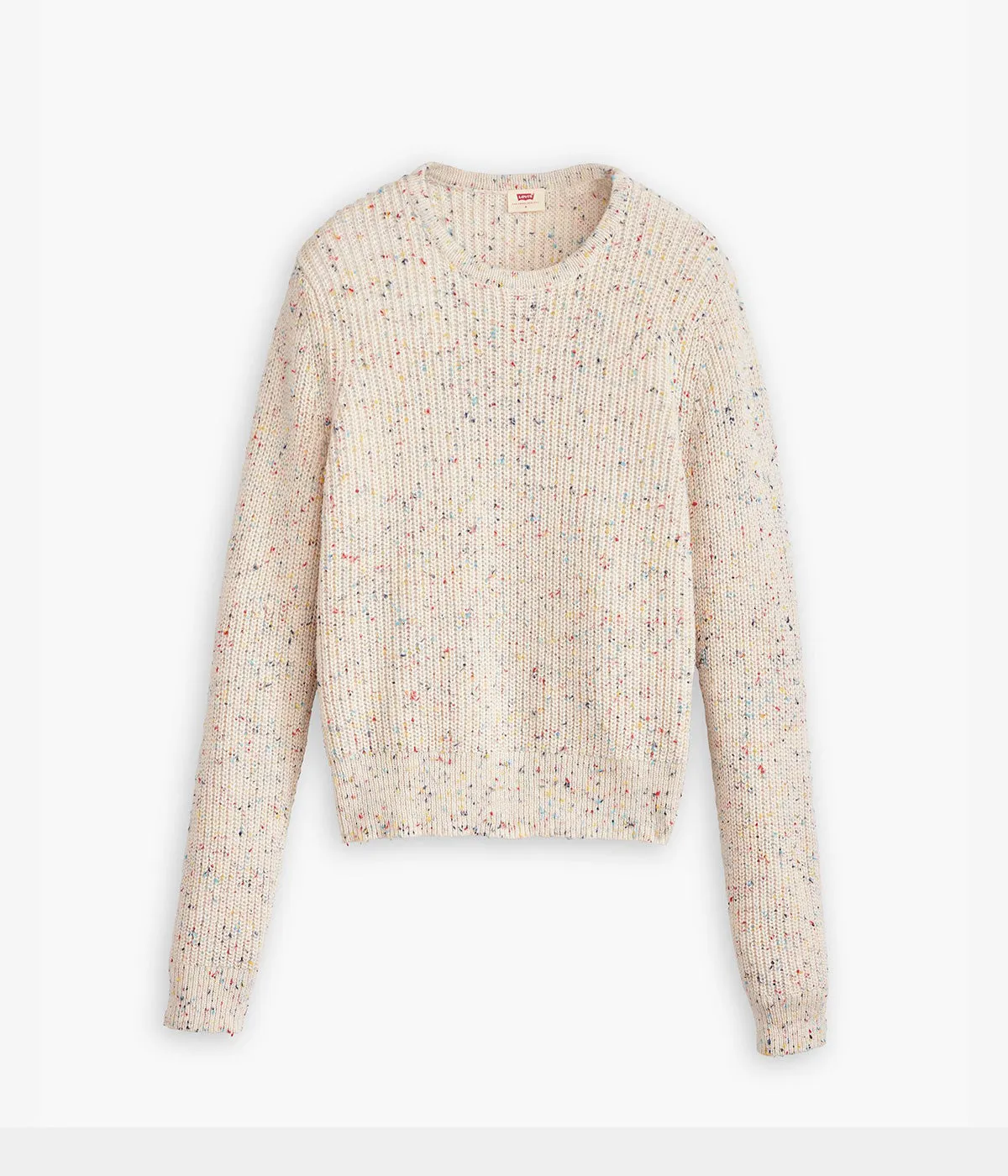 LEVI'S WOMENS SNOWFLAKE PULLOVER A9283-0000 SUNNY CREAM CONFETTI