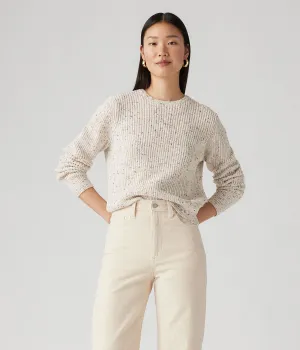 LEVI'S WOMENS SNOWFLAKE PULLOVER A9283-0000 SUNNY CREAM CONFETTI