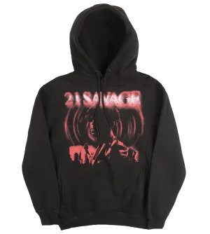 LICENSED 21 SAVAGE HOODIE BLACK - DARK CITY