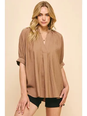 Mocha Tunic Top
