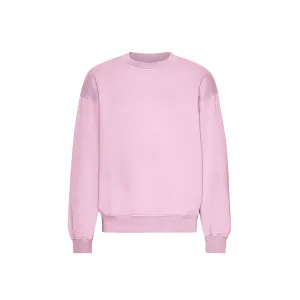 Organic Oversized Crew - Flamingo Pink