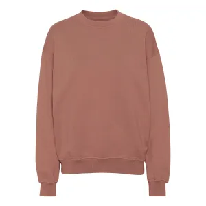 Organic Oversized Crew - Rosewood Mist