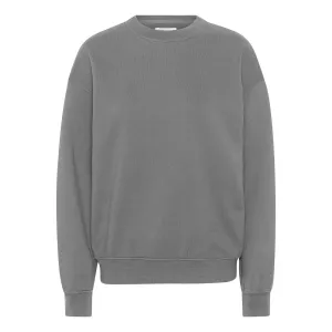 Organic Oversized Crew - storm grey