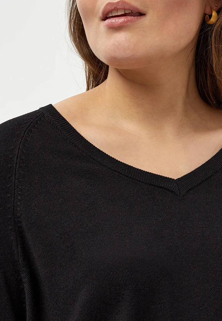 PCTana Pullover Curve - Black