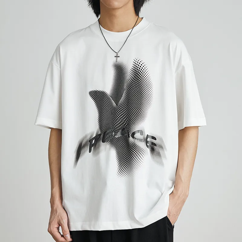 PEACE DOVE WITH EMBOSSED PHANTOM SHIRTS