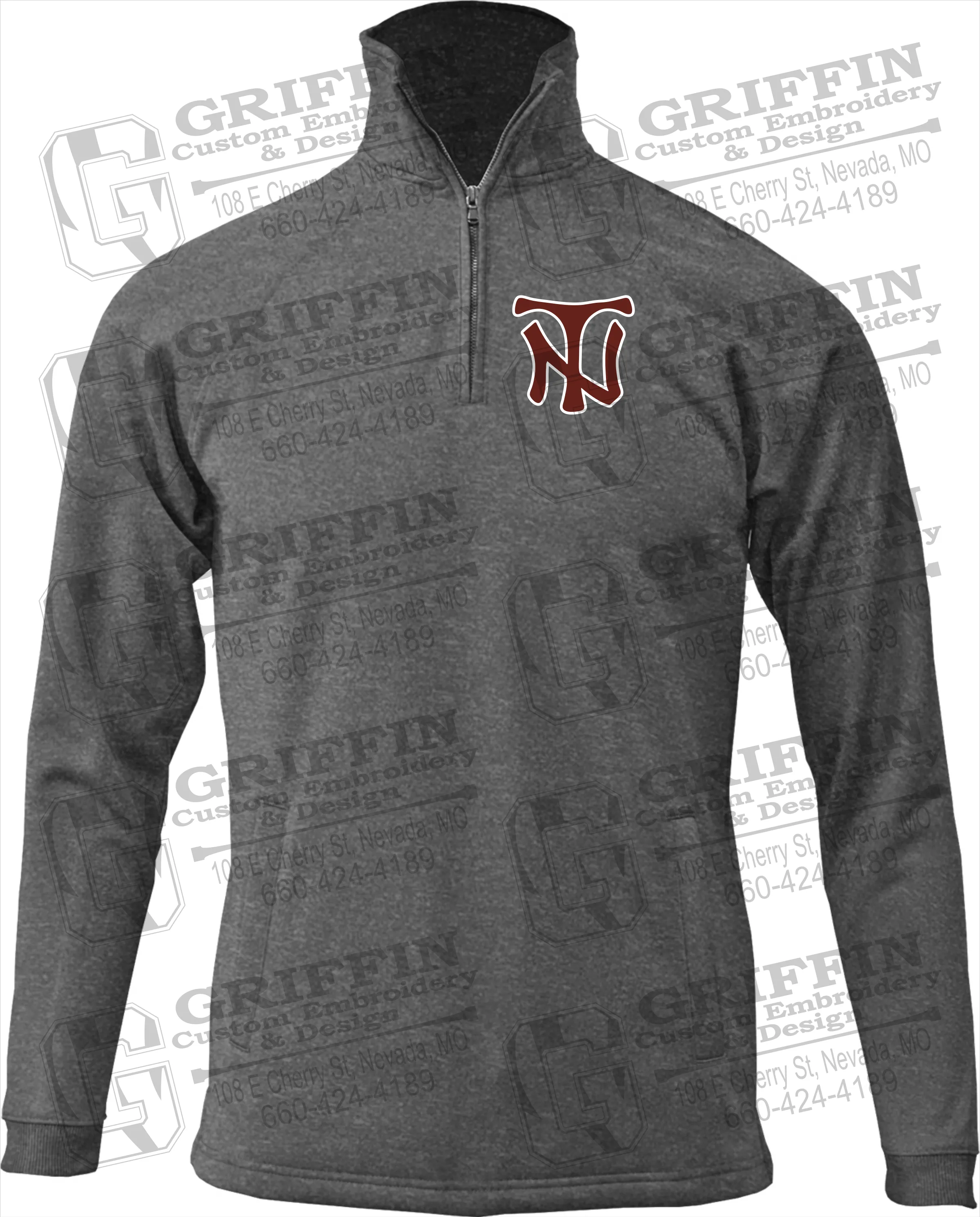 Performance Fleece 1/4 Zip Sweatshirt - Nevada Tigers NT Logo