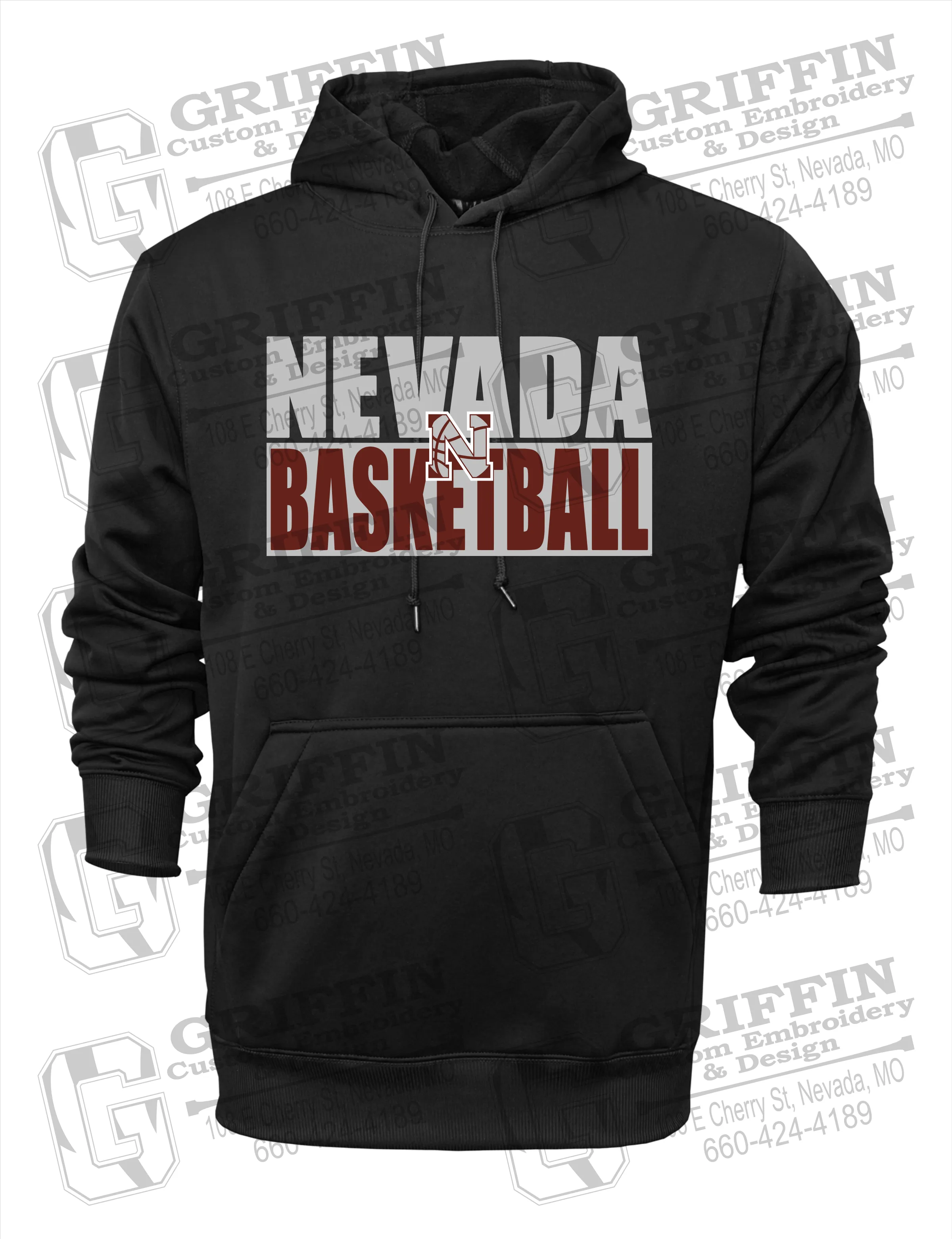 Performance Fleece Hoodie - Basketball - Nevada Tigers 21-Q