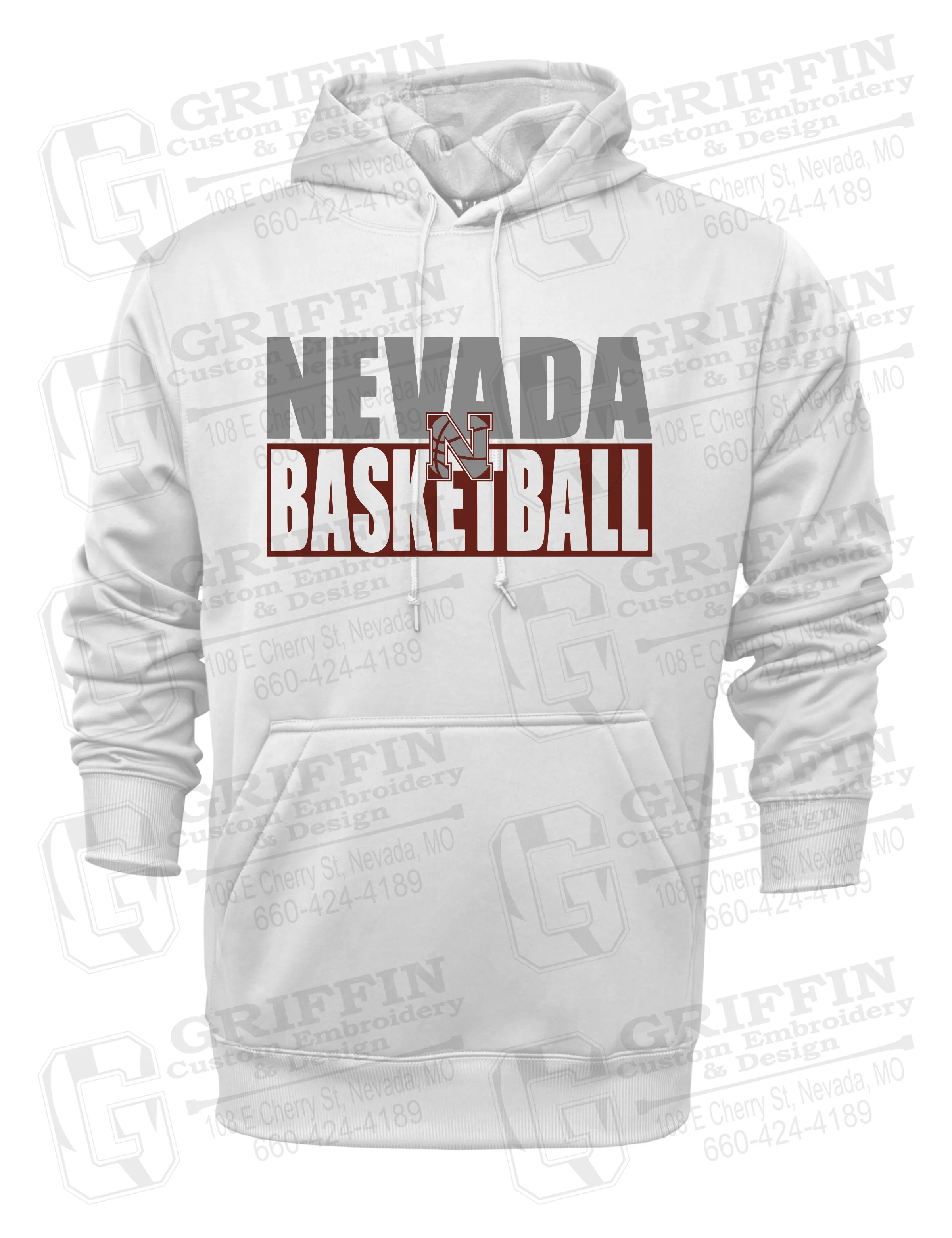 Performance Fleece Hoodie - Basketball - Nevada Tigers 21-Q