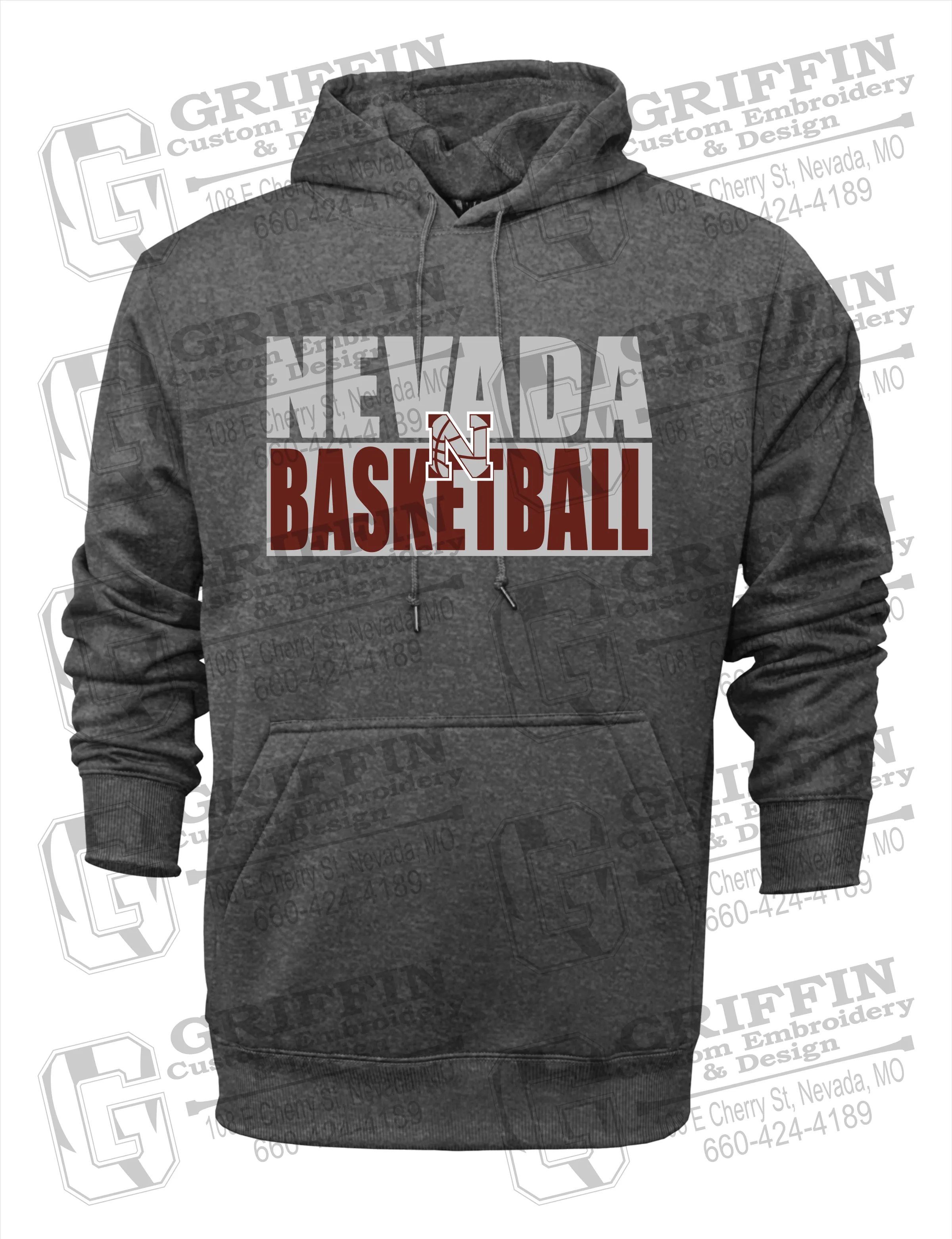 Performance Fleece Hoodie - Basketball - Nevada Tigers 21-Q
