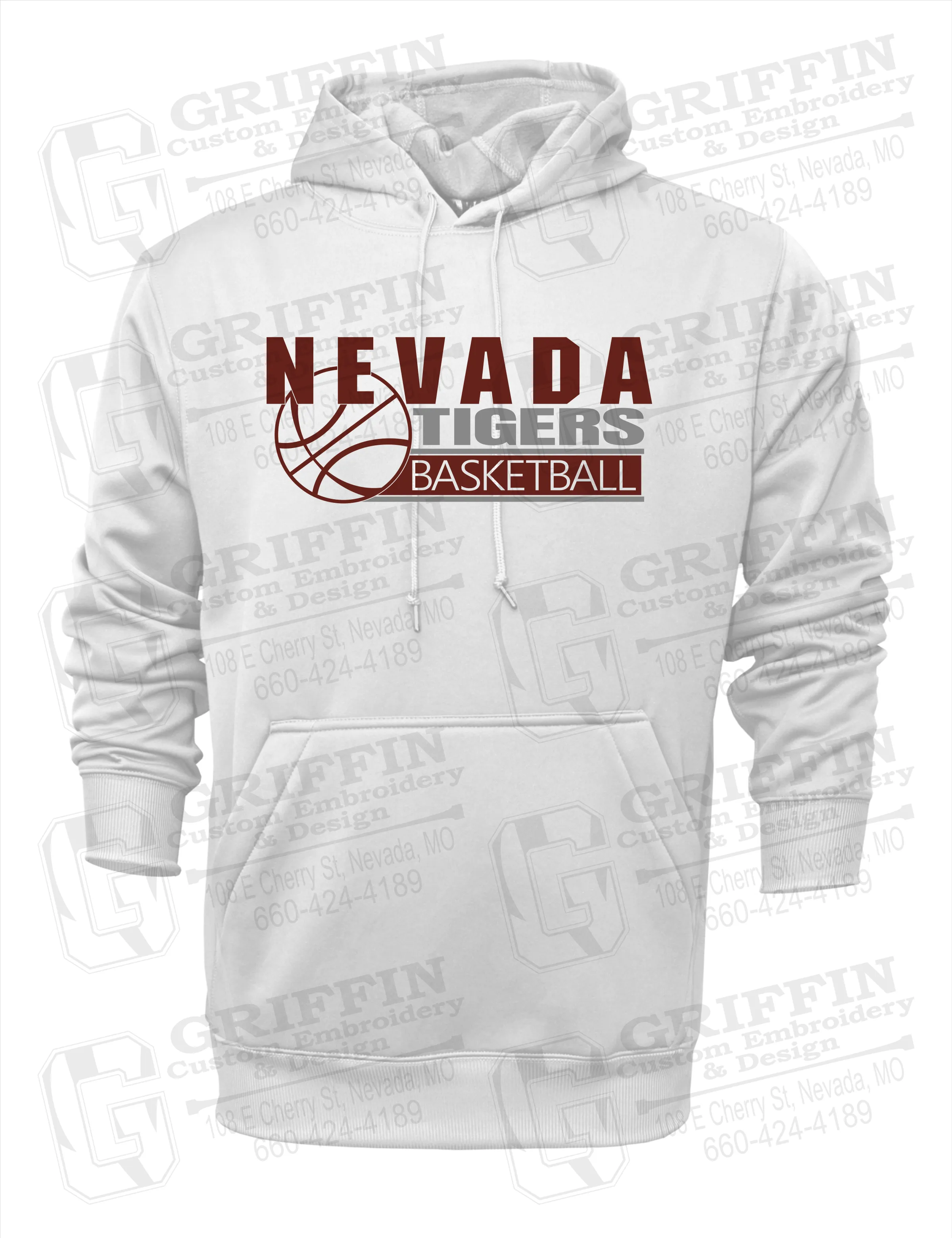 Performance Fleece Hoodie - Basketball - Nevada Tigers 24-I