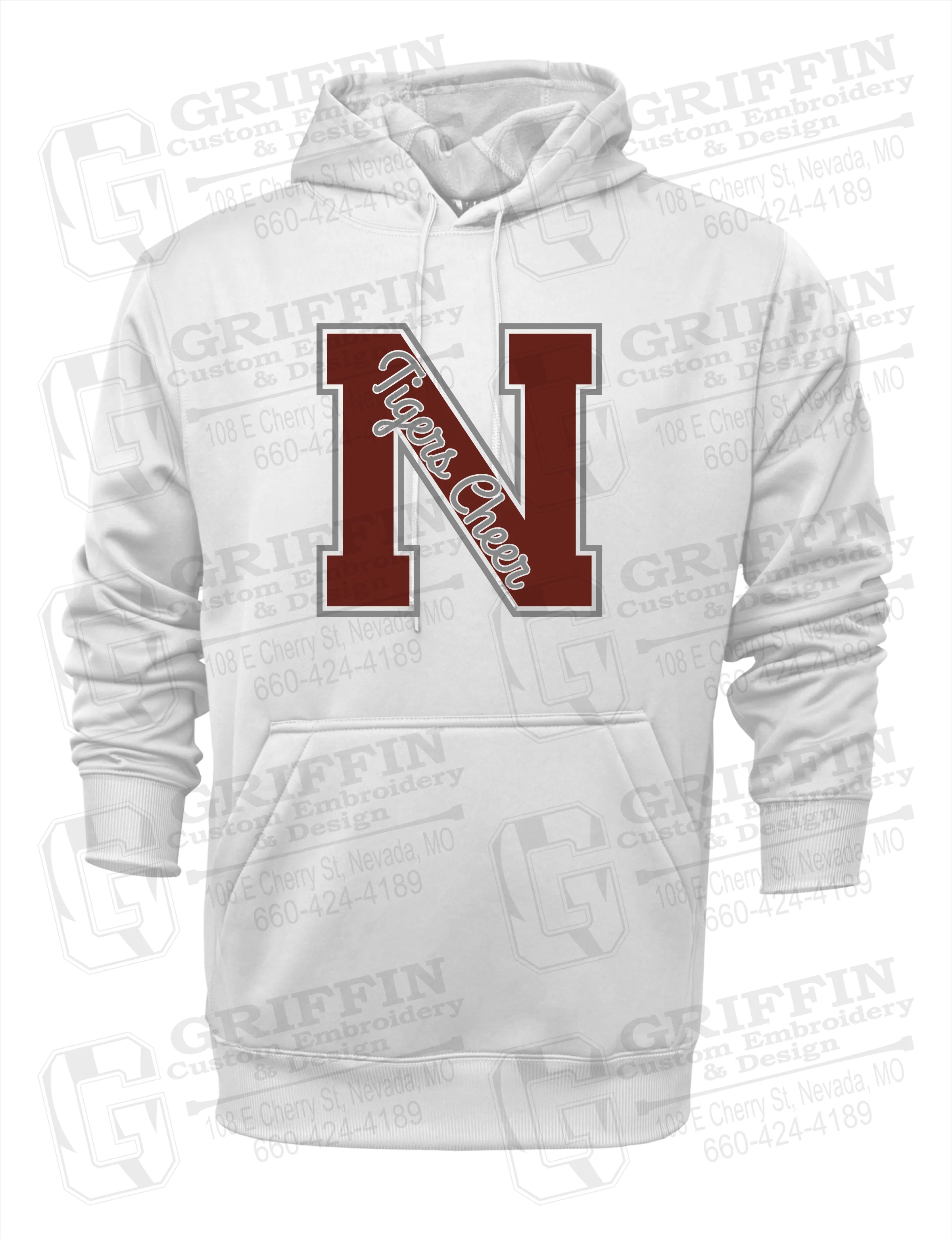 Performance Fleece Hoodie - Cheer - Nevada Tigers 23-Z