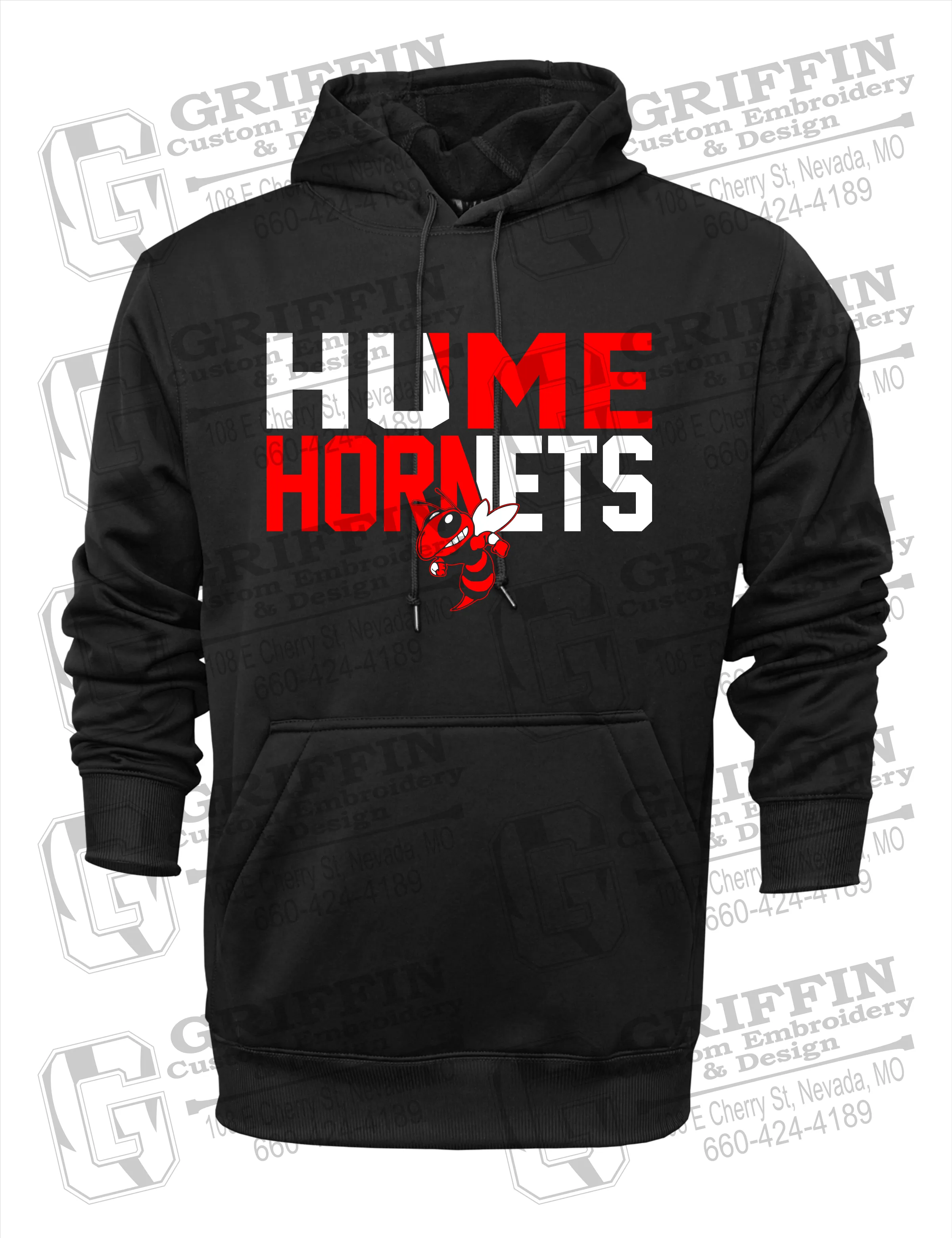 Performance Fleece Hoodie - Hume Hornets 23-C