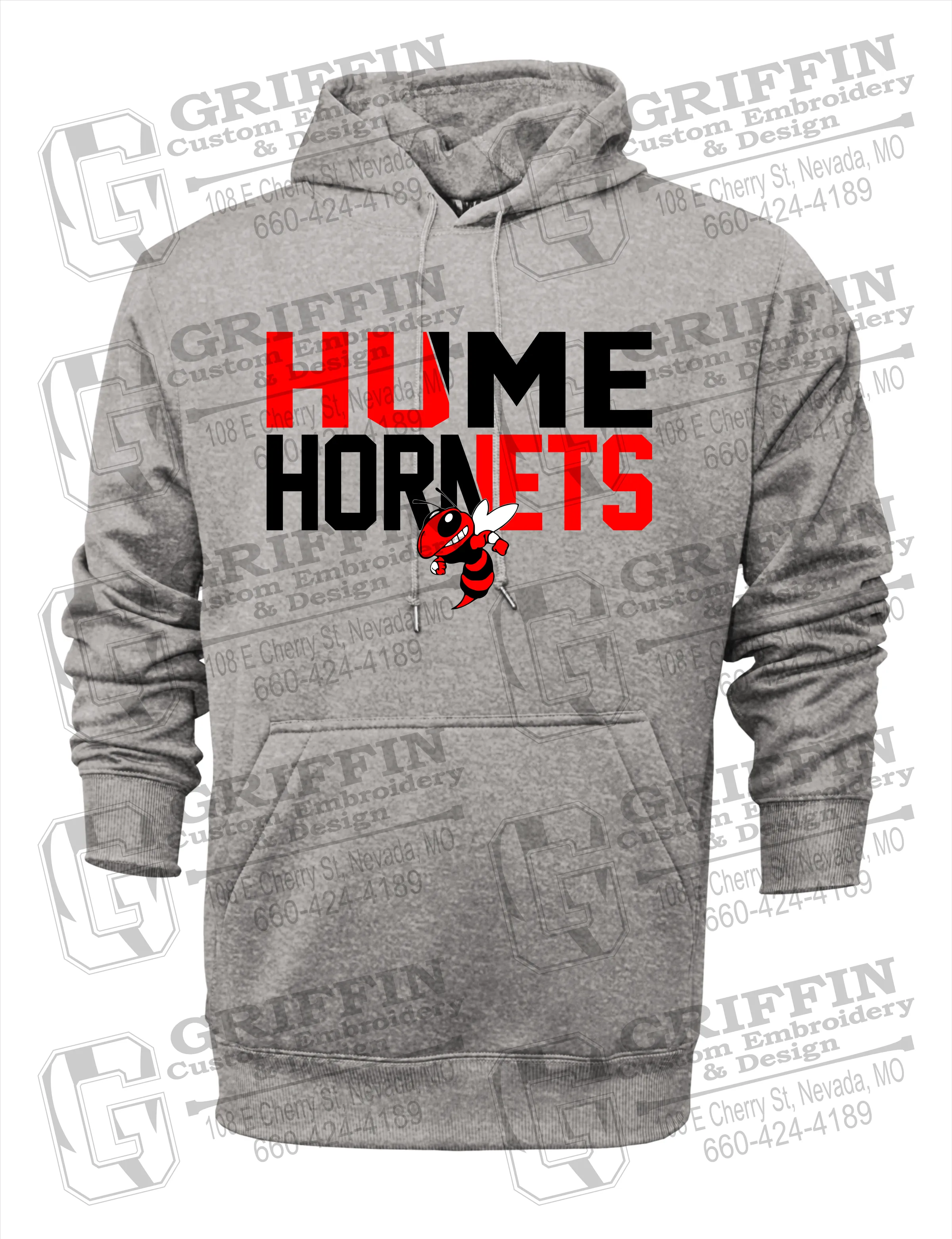 Performance Fleece Hoodie - Hume Hornets 23-C