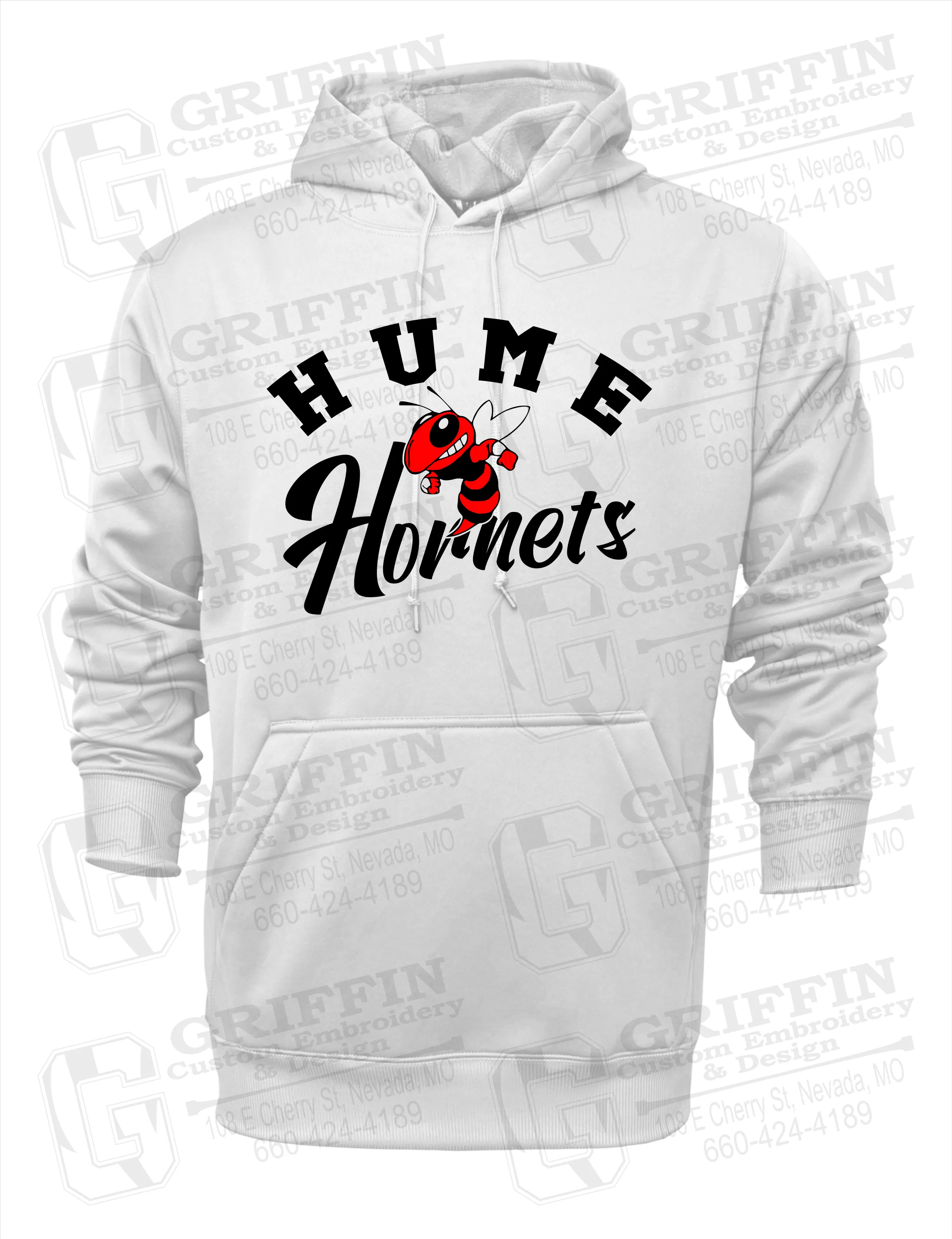 Performance Fleece Hoodie - Hume Hornets 23-E