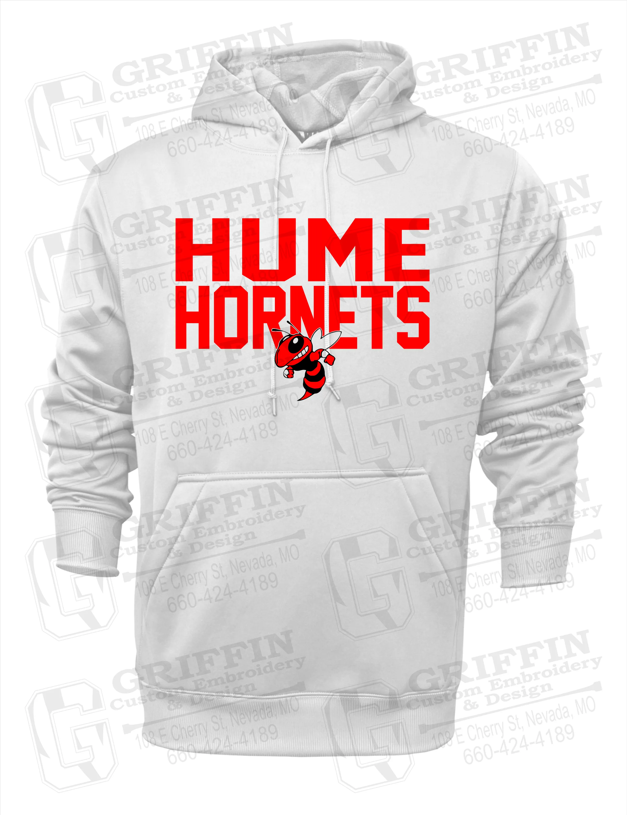 Performance Fleece Hoodie - Hume Hornets 23-F