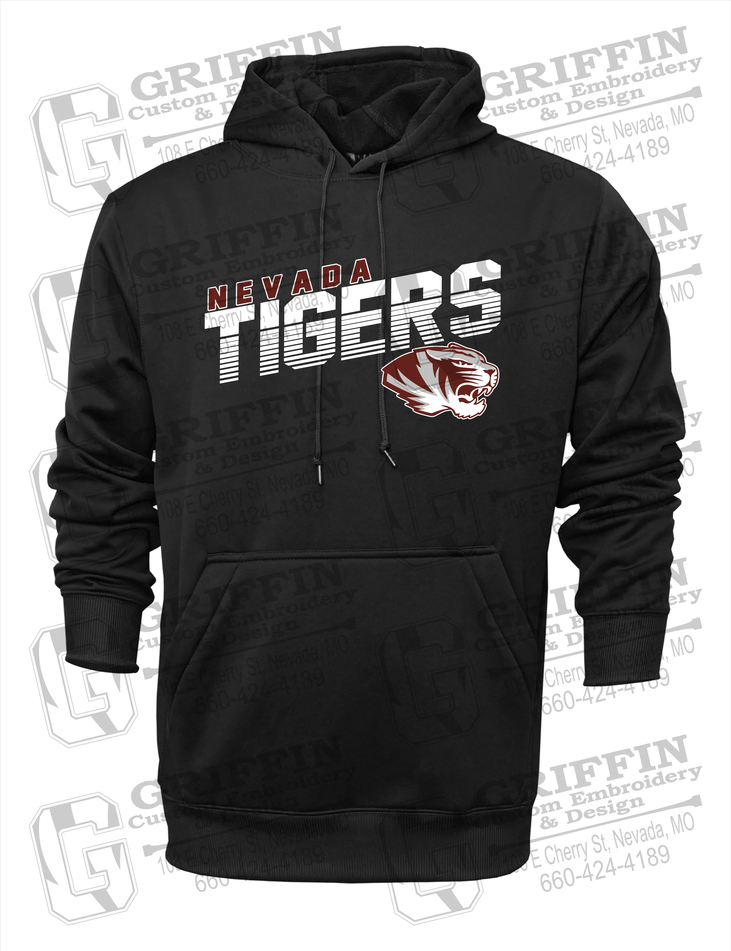 Performance Fleece Hoodie - Nevada Tigers 19-A