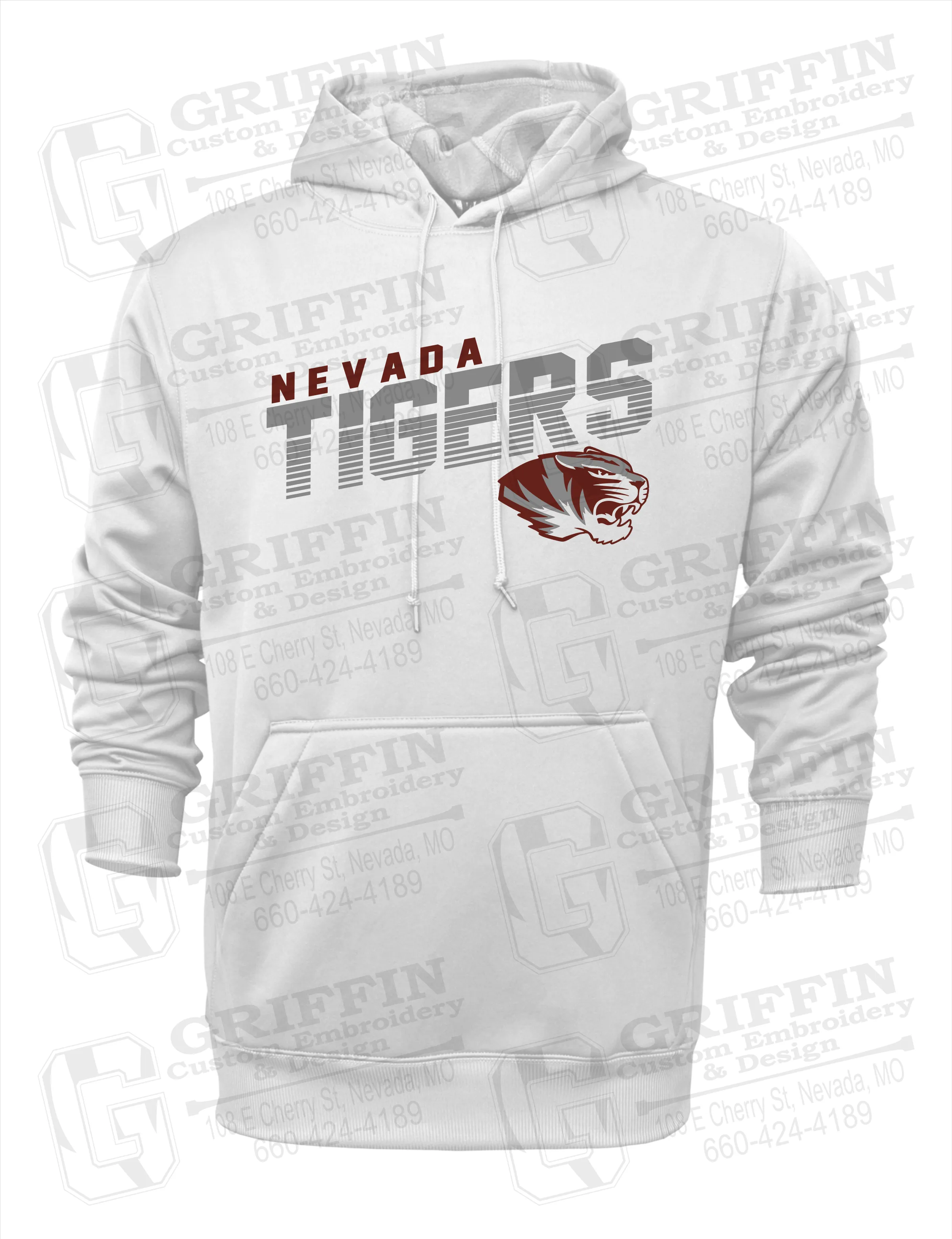 Performance Fleece Hoodie - Nevada Tigers 19-A
