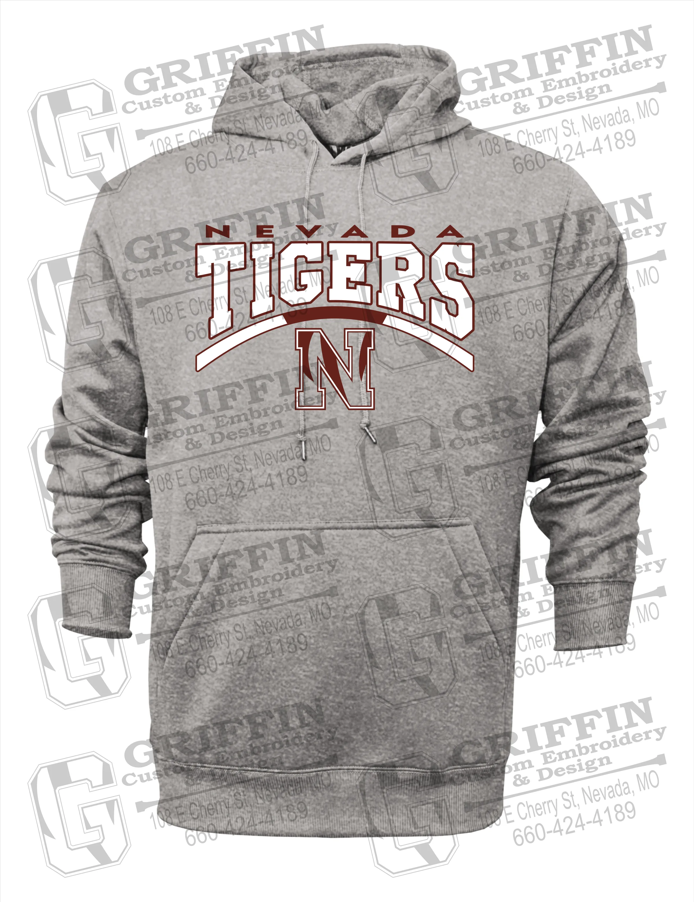 Performance Fleece Hoodie - Nevada Tigers 20-Q