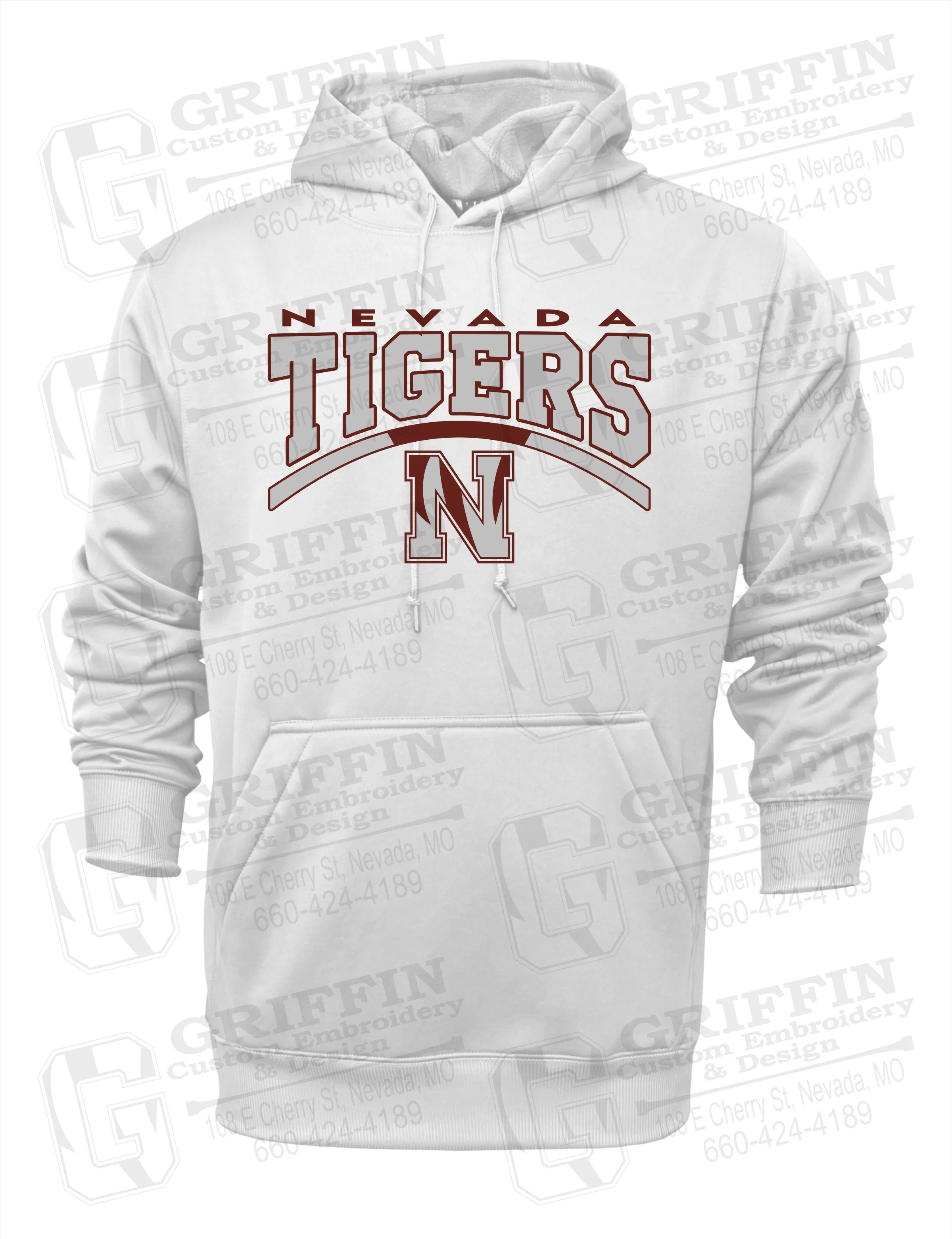 Performance Fleece Hoodie - Nevada Tigers 20-Q