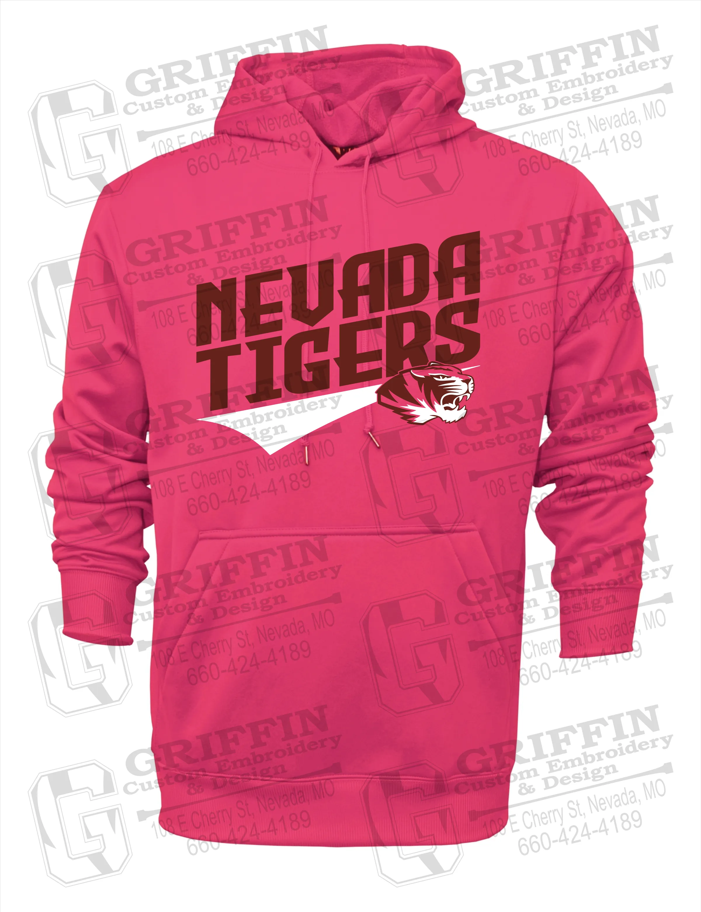 Performance Fleece Hoodie - Nevada Tigers 21-E