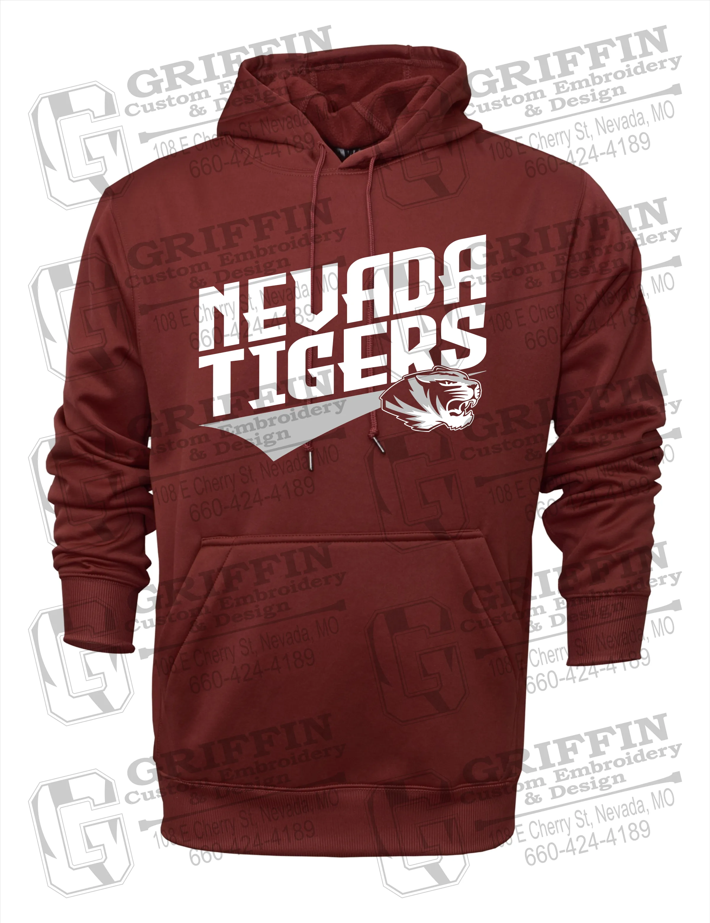 Performance Fleece Hoodie - Nevada Tigers 21-E