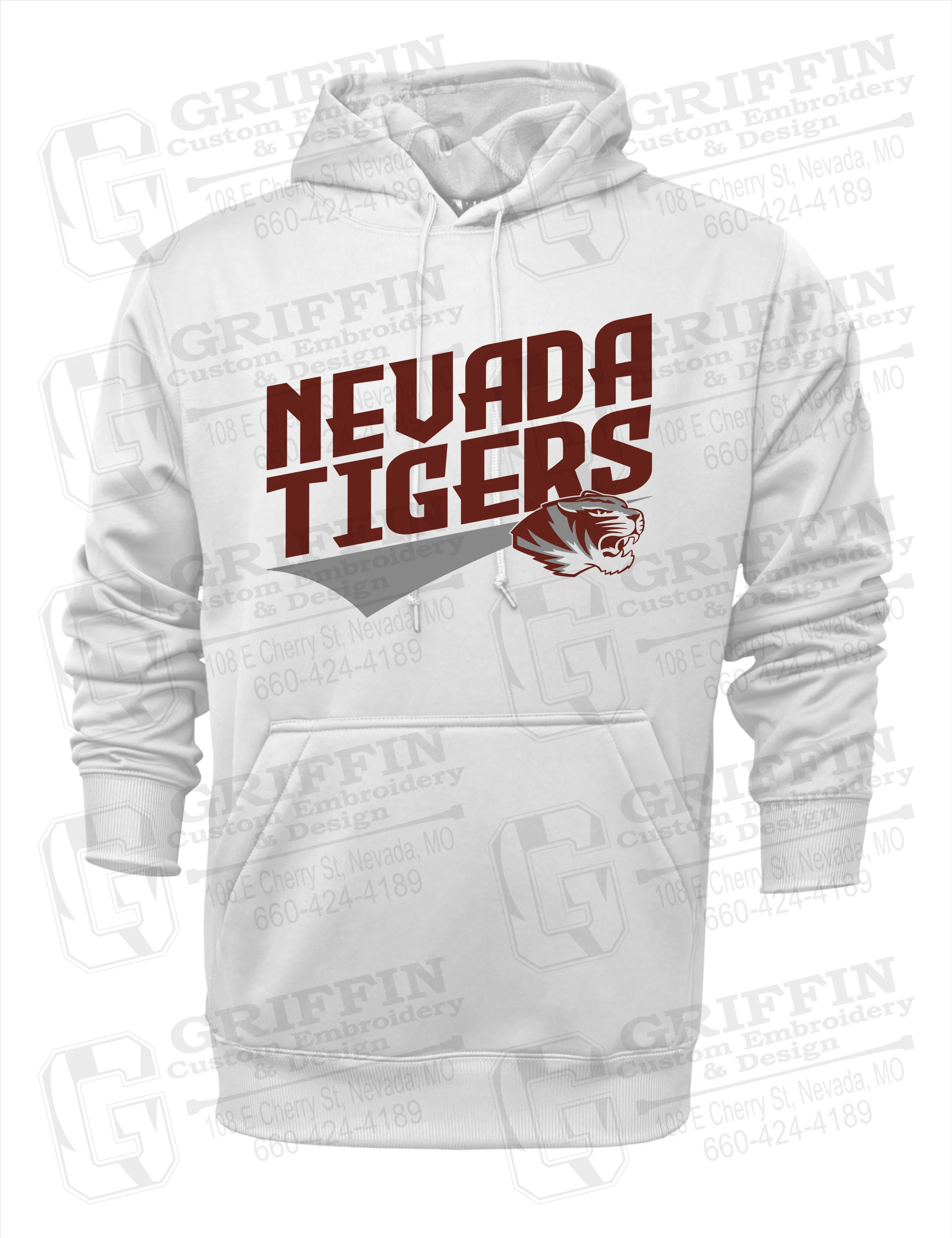Performance Fleece Hoodie - Nevada Tigers 21-E