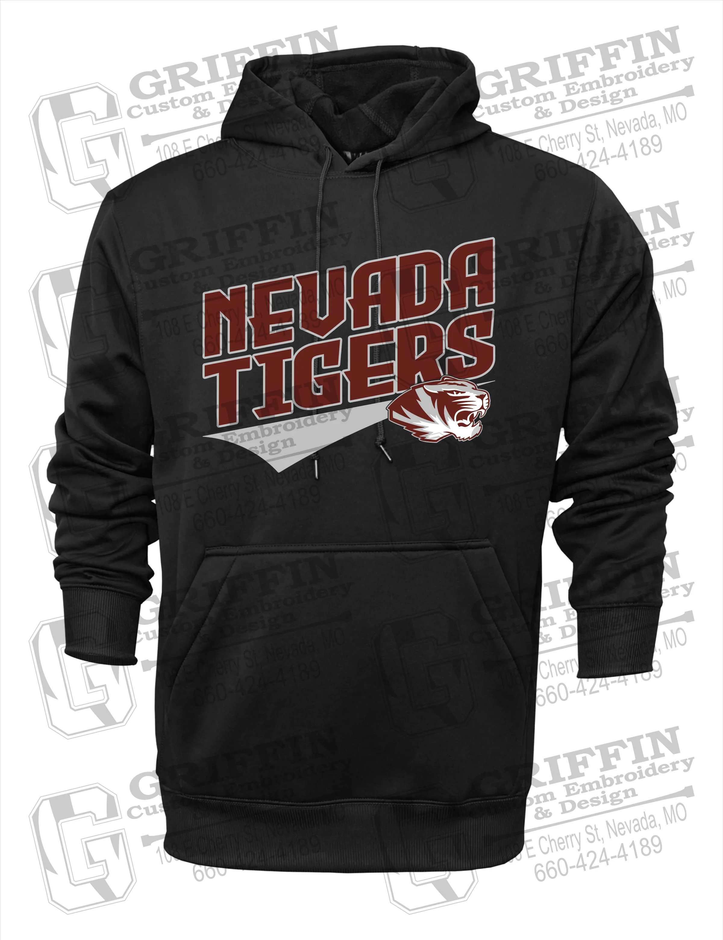 Performance Fleece Hoodie - Nevada Tigers 21-E