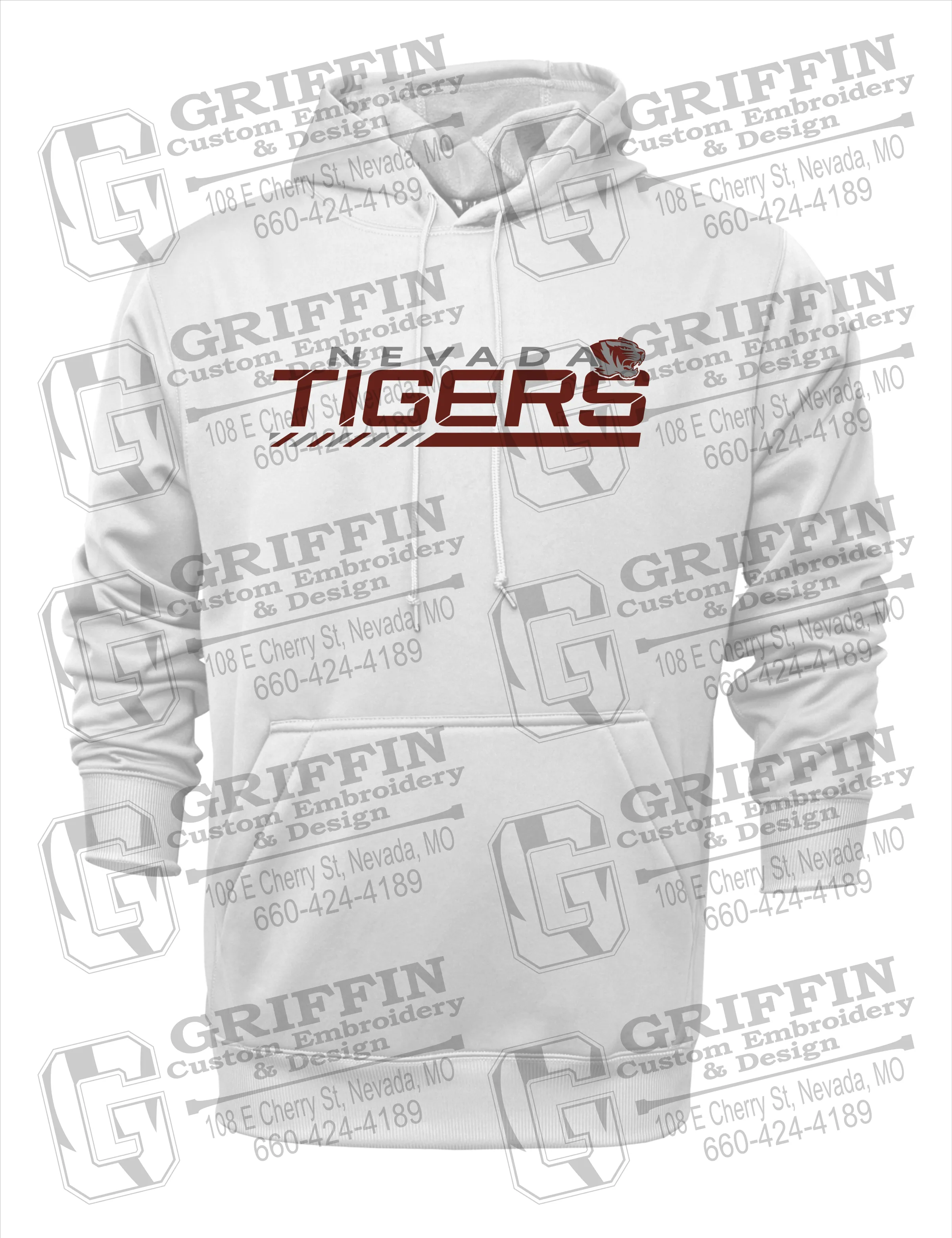 Performance Fleece Hoodie - Nevada Tigers 22-E