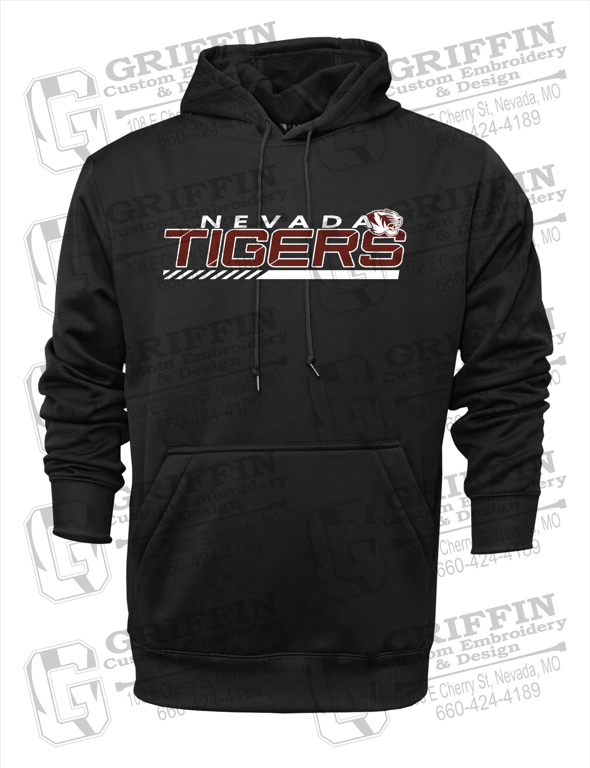 Performance Fleece Hoodie - Nevada Tigers 22-E