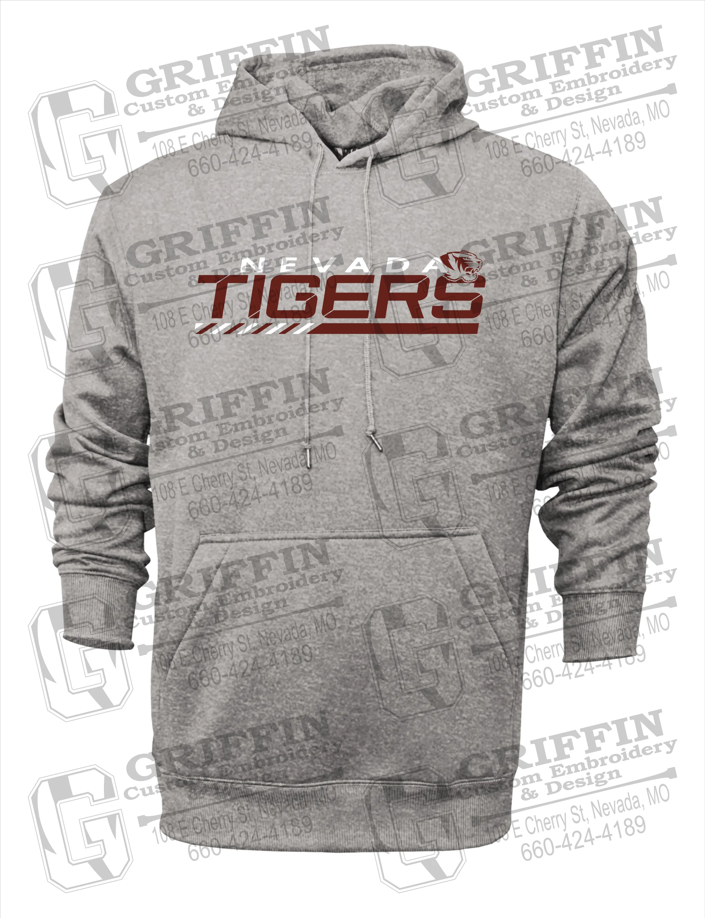 Performance Fleece Hoodie - Nevada Tigers 22-E