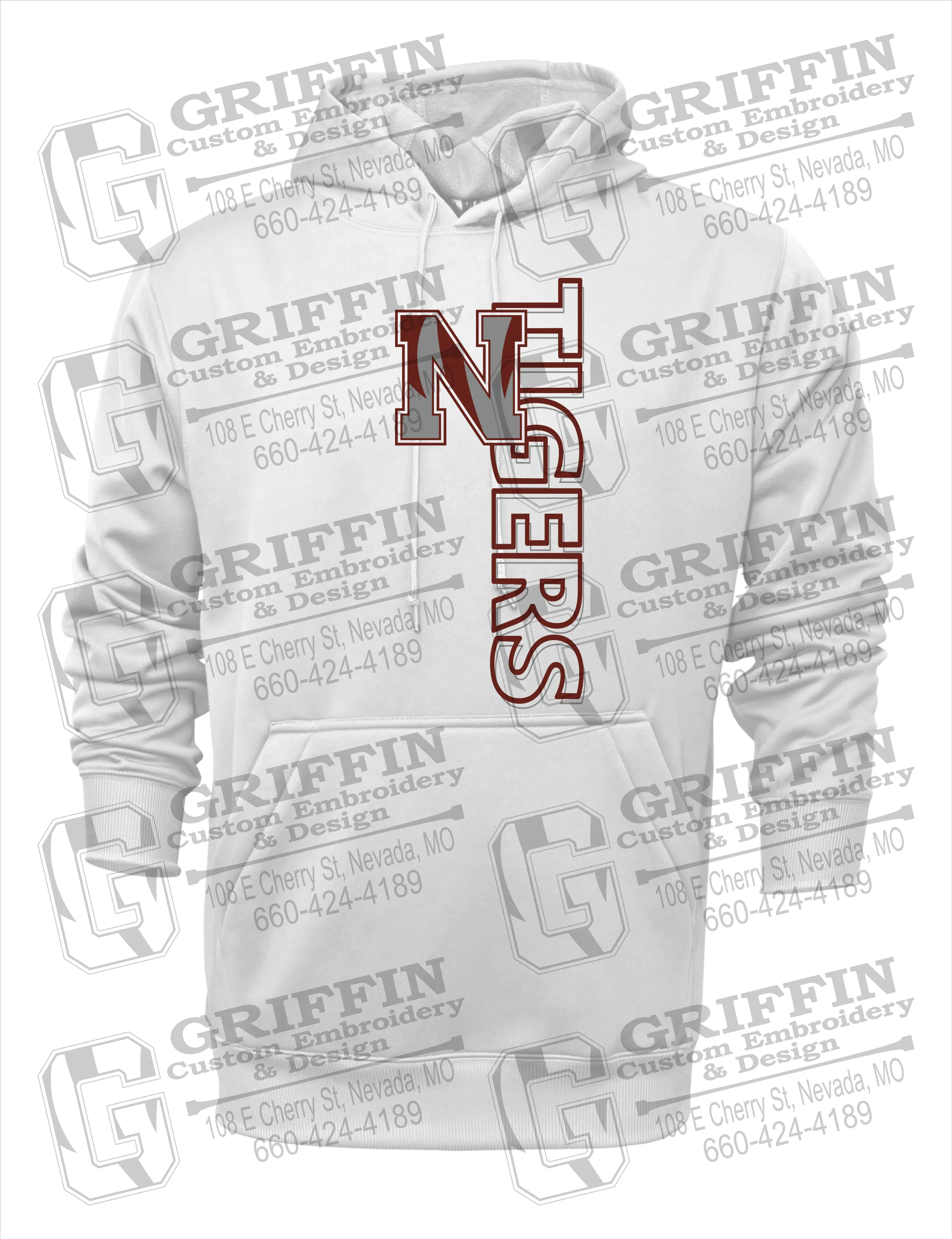 Performance Fleece Hoodie - Nevada Tigers 22-F