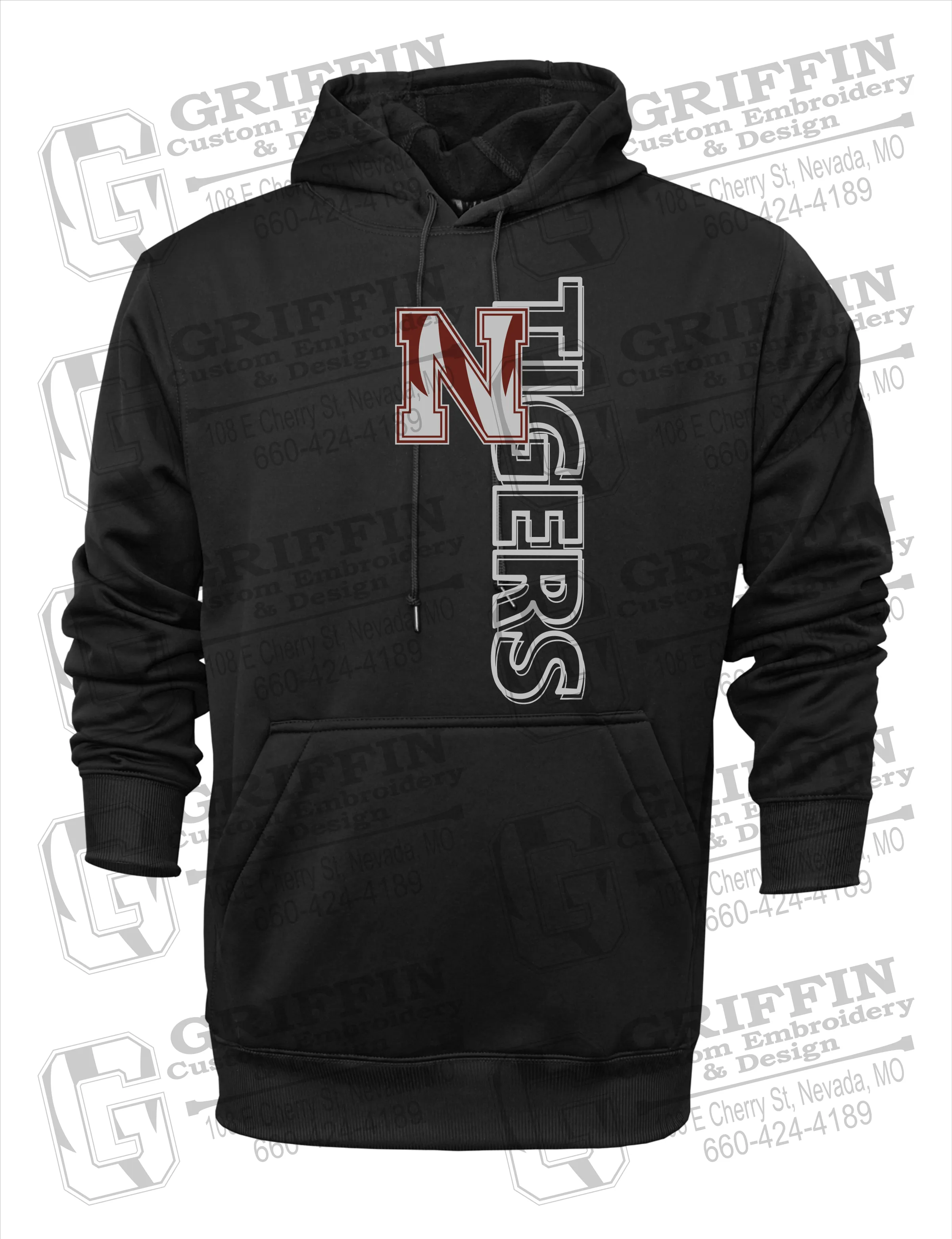 Performance Fleece Hoodie - Nevada Tigers 22-F